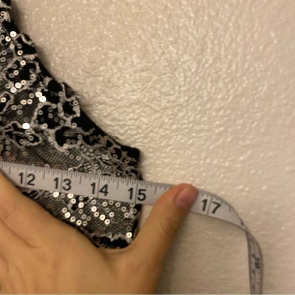 Curtain Call Dance Costume Black silver fringe dress Dont mean a thing J5418 ASM - Picture 6 of 10